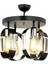 FZ-7380-4Y-BSY Siyah Boyalı Modern Avize 1