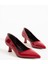 Kadın Kısa Topuklu Stiletto Ayakkabı [3] cm 2