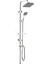 Tower Duş Sistemi 200X200MM Kare Tepe Duşu+3 Yönlü Yönlendirici 1