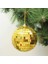 Disco Topu Aynalı Gold 8 cm 3 Lü 1