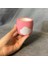 Özel Tasarım El Boyama Dekoratif Pembe Bulut Saksı 8cm - Pembe 2