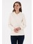 Kadın Krem Sweatshirt 50289536-VR071 1