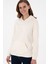 Kadın Krem Sweatshirt 50289536-VR071 3