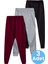 Çocuk Beli Lastikli Jogger Eşofman Altı 3'lü Set 1