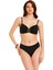 Yeni Sezon Göğüs Şekillendirici Bikini Takımı Siyah 1