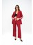 Kadın Şerit Detaylı Oversize Ceket Takım 9007-25 2