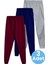 Çocuk Beli Lastikli Jogger Eşofman Altı 3'lü Set 1