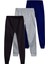 Çocuk Beli Lastikli Jogger Eşofman Altı 3'lü Set 2