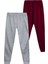 Çocuk Beli Lastikli Jogger Eşofman Altı 2'li Set 4