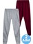 Çocuk Beli Lastikli Jogger Eşofman Altı 2'li Set 5