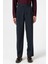 Lacivert Çizgili Relaxed Fit Erkek Pantolon 1