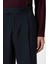 Lacivert Çizgili Relaxed Fit Erkek Pantolon 4
