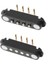4-Pin 2.54MM 90C Pogo Pin Manyetik Konnektör Takımı 1