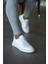 Shoes Deri Erkek Beyaz Spor Ayakkabı 2
