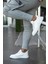 Shoes Deri Erkek Beyaz Spor Ayakkabı 4