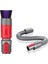 Dyson V7 V8 V10 V11 V15 Için Vakum Fırçası Aparatı, Uzatma Hortumlu Yumuşak Fırça Temizleme Aleti (Yurt Dışından) 4