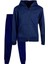 Çocuk Unisex Kapüşonlu Fermuarlı Sweatshirt ve Jogger Eşofman Altı 2'li Takım 4