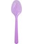 Mor Transparan Plastik Kaşık 24'lü 1