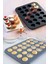 Muffin Kalıbı 24'lü Mini Cupcake Fırın Kapsülü Kek Browni Kekstra Kurabiye Kalıbı Muffin Baking Pan 2