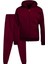 Çocuk Unisex Kapüşonlu Fermuarlı Sweatshirt ve Jogger Eşofman Altı 2'li Takım 1
