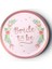 Bride To Be Çiçekli Rose Gold Tabak 8'li 1