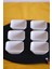 Porselen Beyaz 6'lı Sosluk Çerezlik Mini Kase 7x7 cm 11628 1