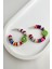 Kiwi Detaylı Renkli Halka Fimo Küpe (3cm) 1