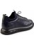 Lacivert Floter Deri Erkek Sneaker E01585756540 4