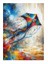 Renkli Uçurtma Tasarım Mdf Tablo 18cm X 27cm 1