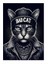 Kötü Kedi Art Mdf Poster 25cmx 35cm 1