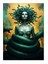 Taşlaşmış Medusa Art Mdf Poster 35cm X50cm 1