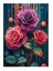 Pembe Güller Ahşap Tablo 25cmx 35cm 1
