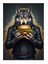 Burger Tutan Kurt Modern Ahşap Tablo 35cm X50cm 1