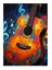 Renkli Gitar Ve Notalar Model Mdf Tablo 35cm X50cm 1