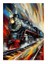 Hızlı Buharlı Tren Tasarım Mdf Tablo 25cmx 35cm 1