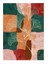 Renkler Ve Orkide Çiçeği Mdf Poster 18cm X 27cm 1