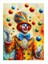 Jonglör Palyaço Mdf Tablo 18cm X 27cm 1