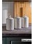 Modern Mutfak Silikon Vakum Kapaklı Porselen Baharatlık Seti 3 Lü- 800 ml 1