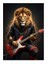 Rockçı Aslan Art Mdf Poster 25CMX 35CM 1