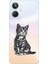 Realme 10 4g Uyumlu Yavru Kedi Desenli Silikon Kılıf 1