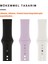 Üçlü Set | Apple Watch 3 4 5 6 7 8 9 Se 38-40-41 mm ve Series 10 (42 Mm) Uyumlu Silikon Kordon Seti 2