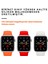 Üçlü Set | Apple Watch 3 4 5 6 7 8 9 Se 38-40-41 mm ve Series 10 (42 Mm) Uyumlu Silikon Kordon Seti 2
