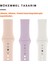 Üçlü Set | Apple Watch 3 4 5 6 7 8 9 Se 38-40-41 mm ve Series 10 (42 Mm) Uyumlu Silikon Kordon Seti 2