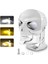 Motosiklet LED Sis Lambası Skull 3 Modlu Silver 1