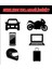 Kaput Kısa Şerit Araç, Araba, Oto, Motorsiklet, Cam Sticker 2