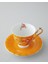 English Home Miranda New Bone China 4 Parça 2 Kişilik Çay Fincanı Takımı 220 ml Turuncu 3