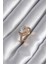 Populermarketim - Pirinç Gold Renk Zirkon Taşlı Kalp Charm Model Kadın Yüzük 1