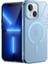 Apple iPhone 15 Kılıf Metal Lens Çerçeveli ve Tuşlu Wireless Şarj Özellikli Sert Pc Troy Kapak 1