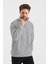 Çizgili Dik Yaka Fermuarlı Comfort Kalıp Sweatshırt (UNI00247) 5