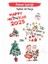 Hoşgeldin 2025, Happy New Year 2025 Yeni Yıl Kış Konseptli Sevimli Noel Baba ve Ağaçlar Figürler 3